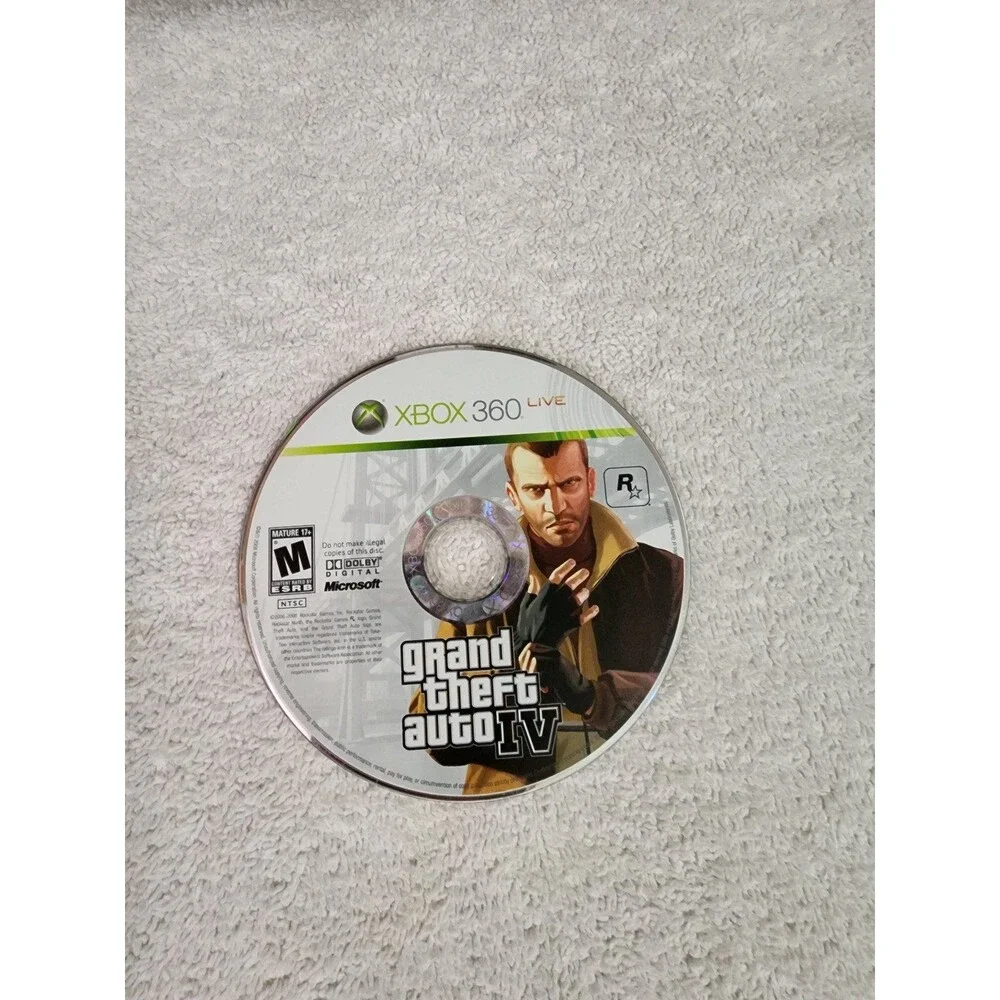 Xbox 360 Grand Theft Auto IV (no Box)